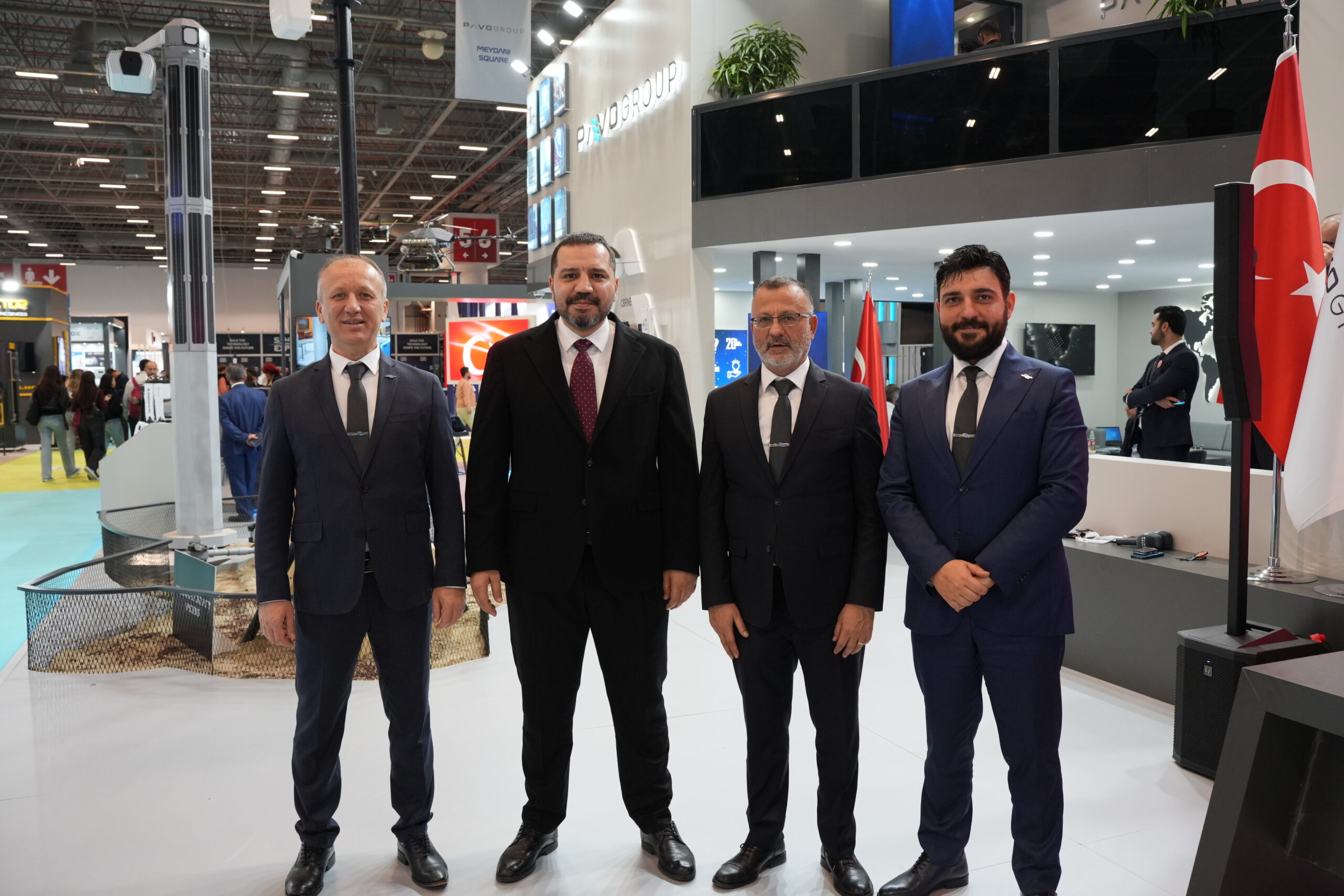 Pavo Chairman Alper Özbilen at an expo