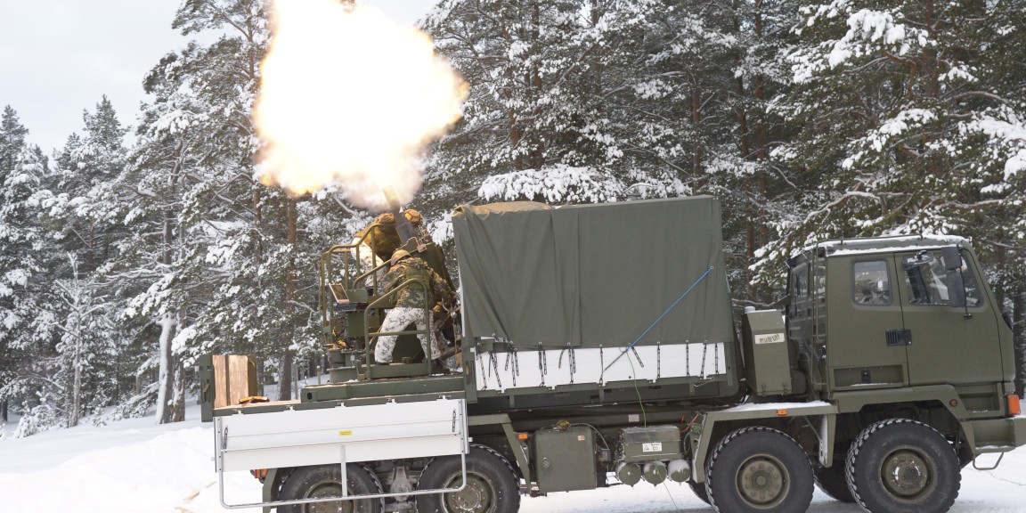 Patria's new modular mortar system 