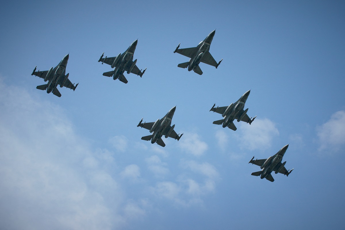 The Polish Armed Forces show off air defences in Warsaw, Poland on 12 August, 2024.
