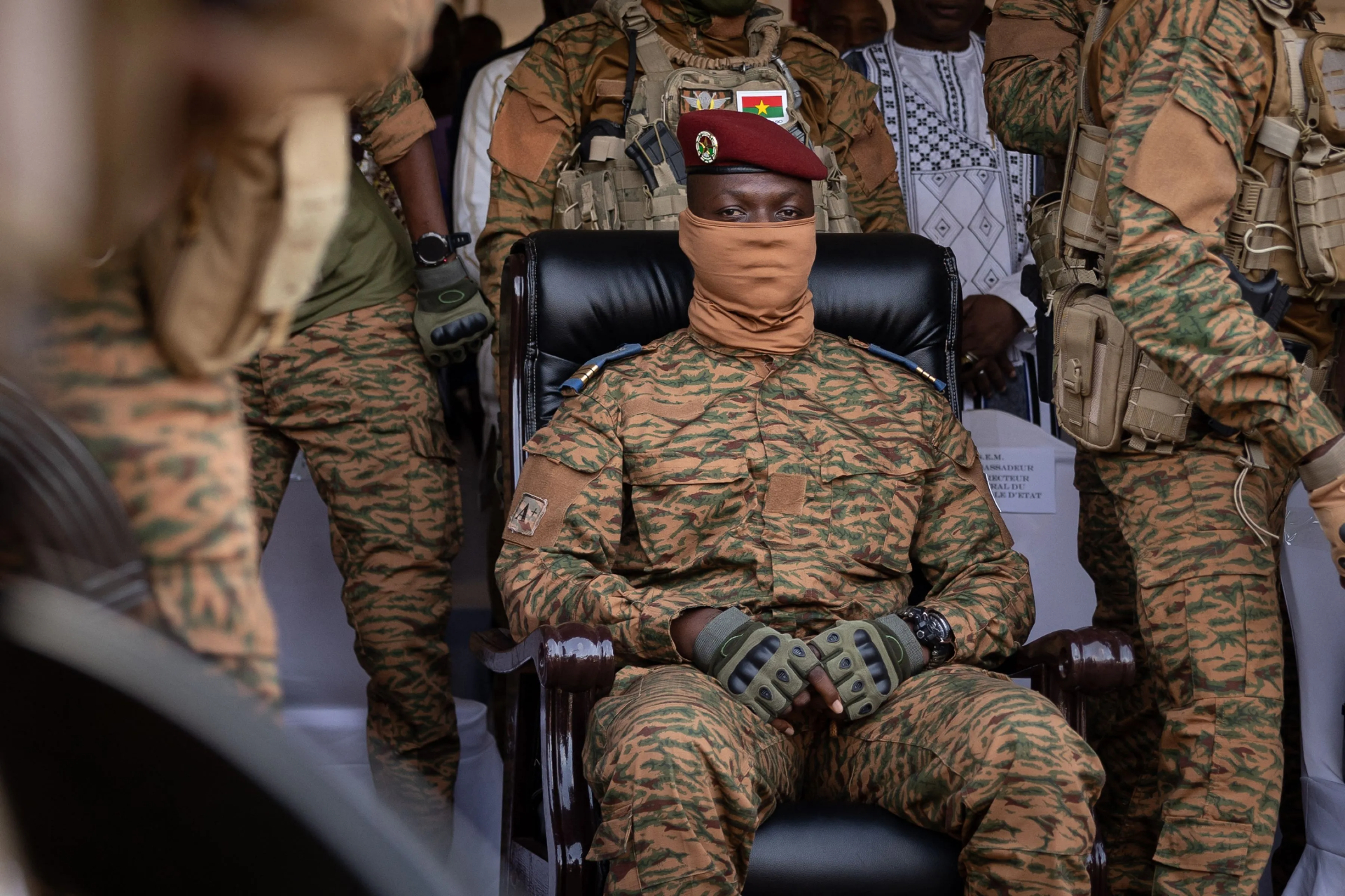 President of Burkina Faso Ibrahim Traoré