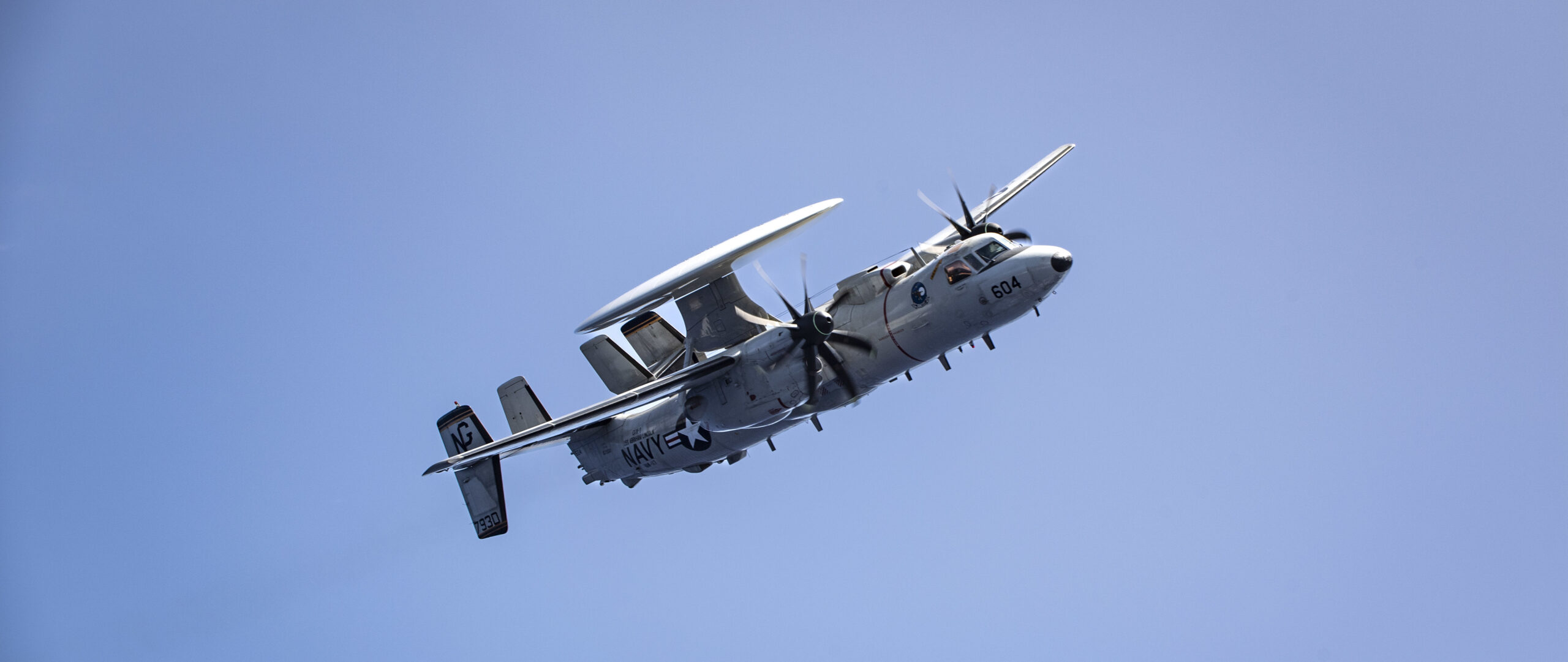 220715-O-LR179-1004-CA PACIFIC OCEAN (July 15, 2022) An E-2D Hawkeye, assigned to the 