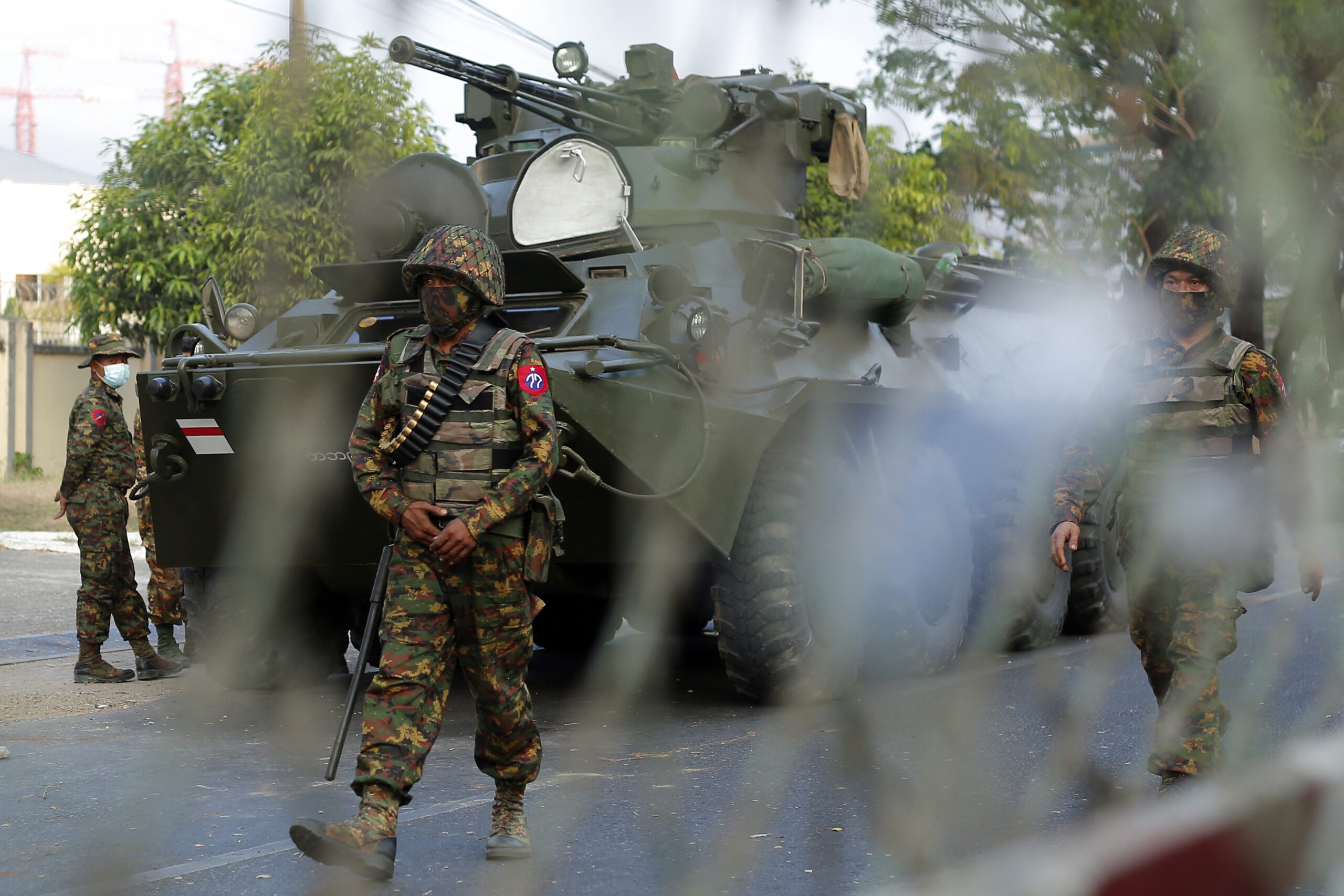 Myanmar soldiers