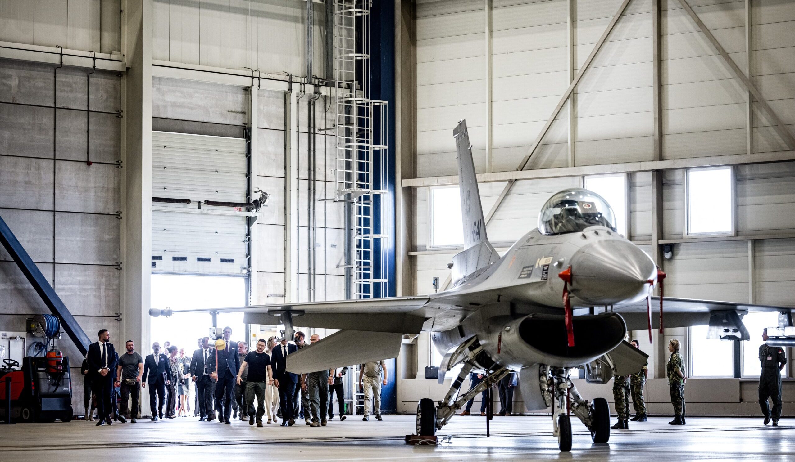 F-16 hangar