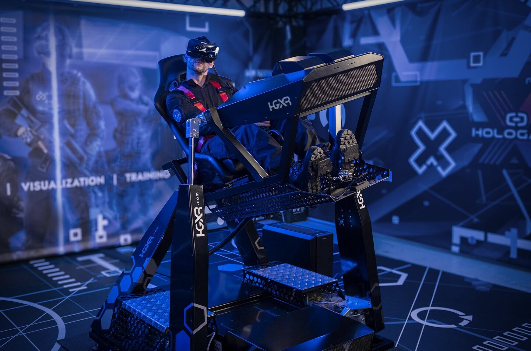HGXR SIM mobile XR motion simulator.