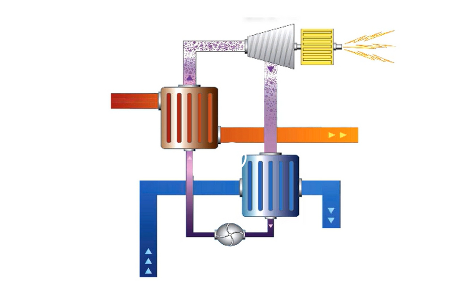 Diagram of the ocean thermal energy conversion (OTEC) system. Photo: Ocean Thermal Energy Corporation
