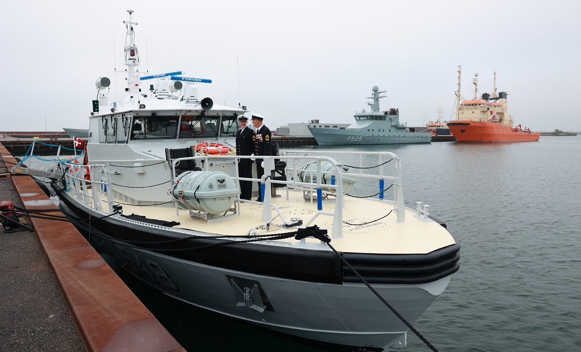 The patrol vessel MUNIN