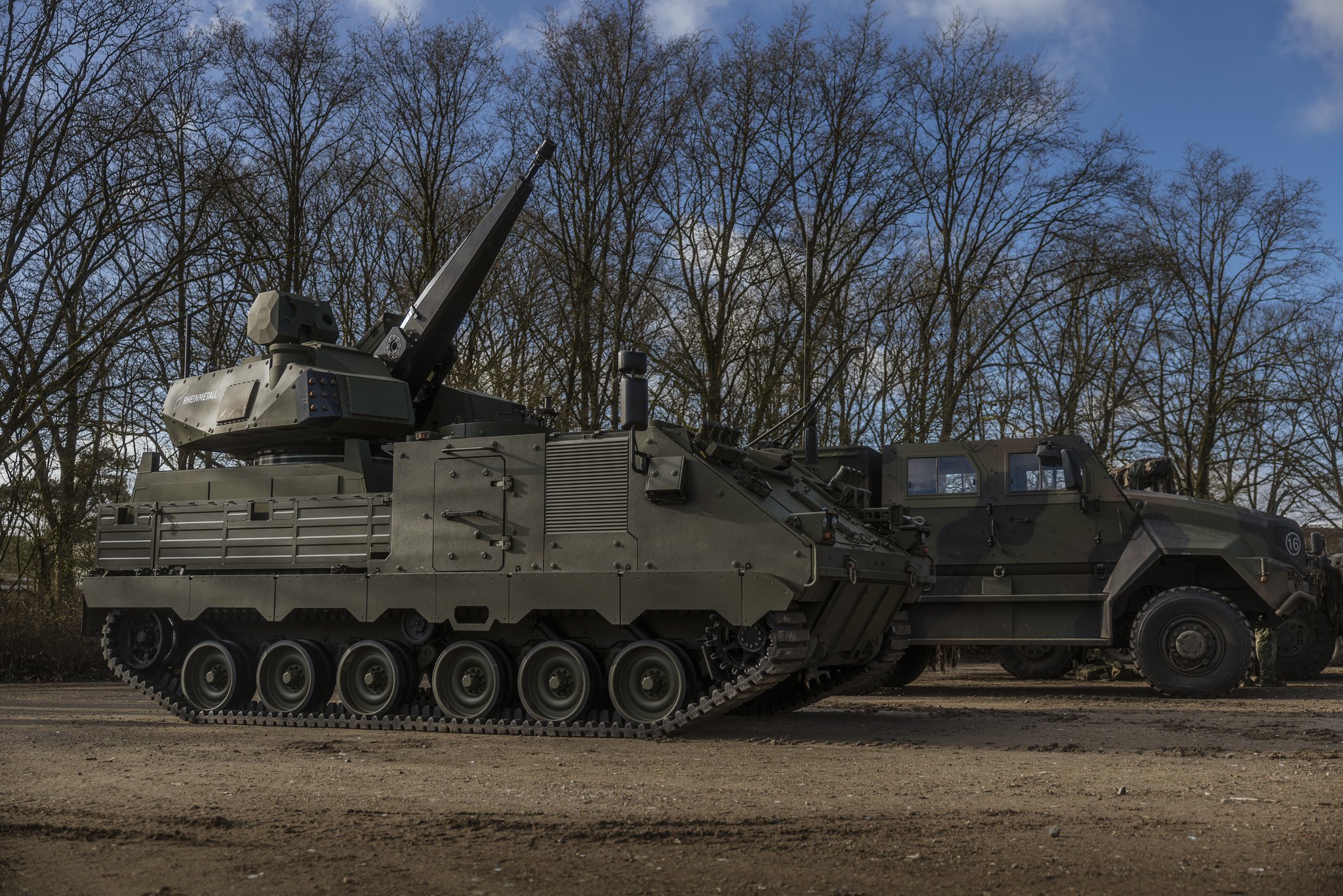 Rheinmetall Skyranger mobile air defense system