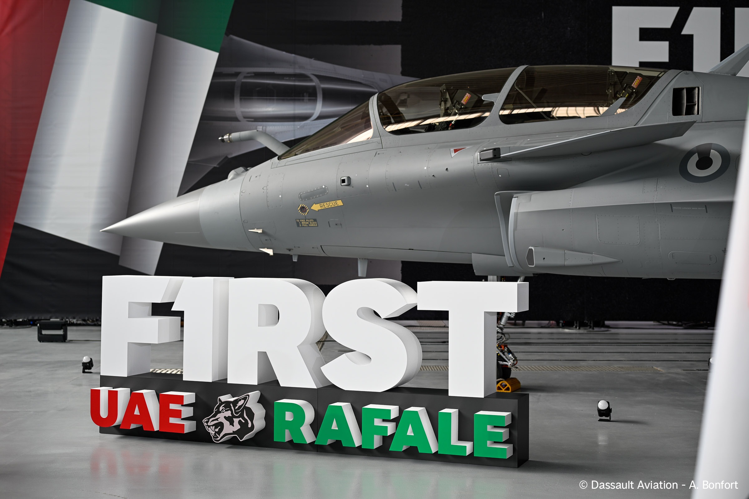 Emirati Rafale F4 fighter jet