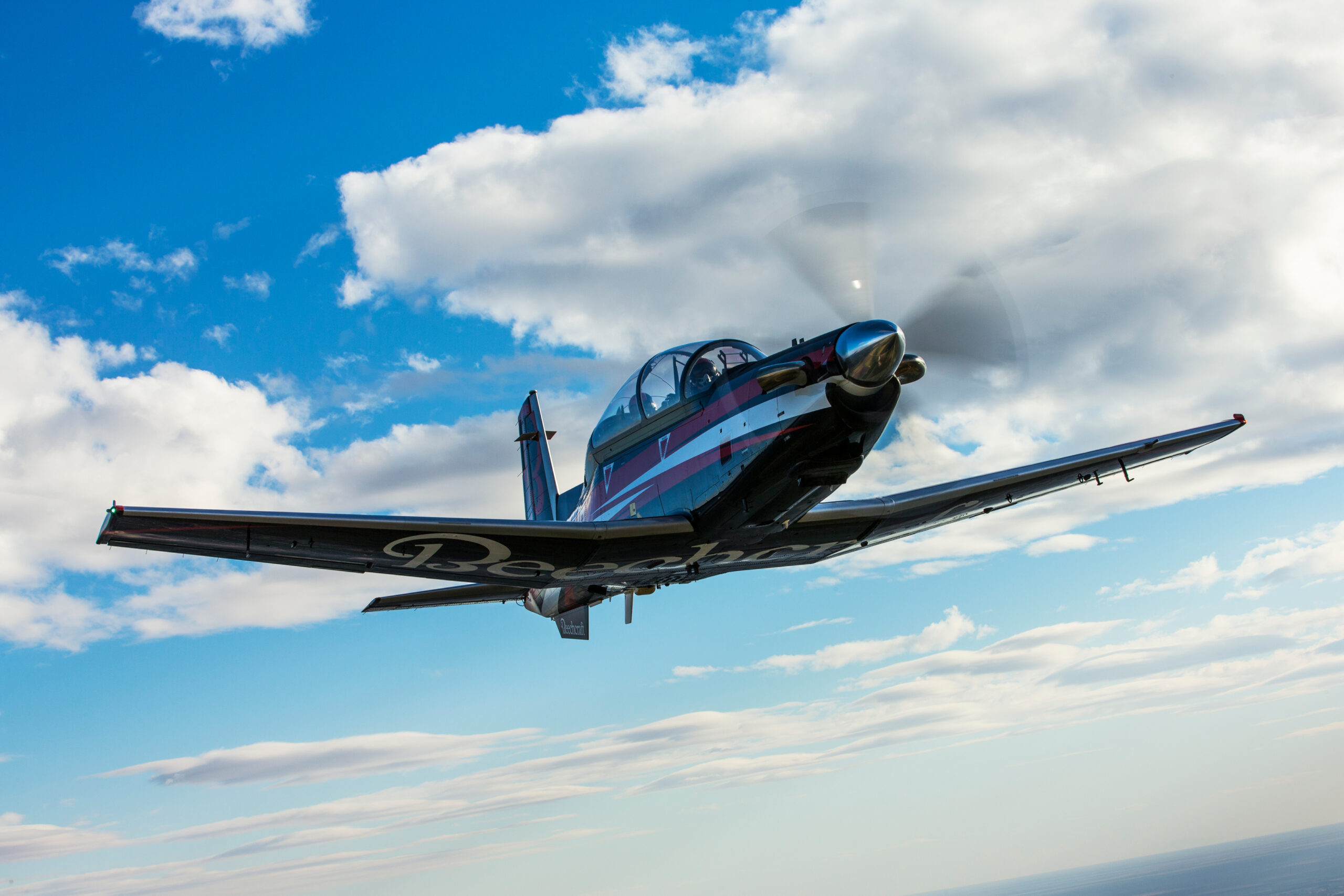 The Beechcraft T-6 Texan II training aircraft. Photo: Textron Aviation Defense