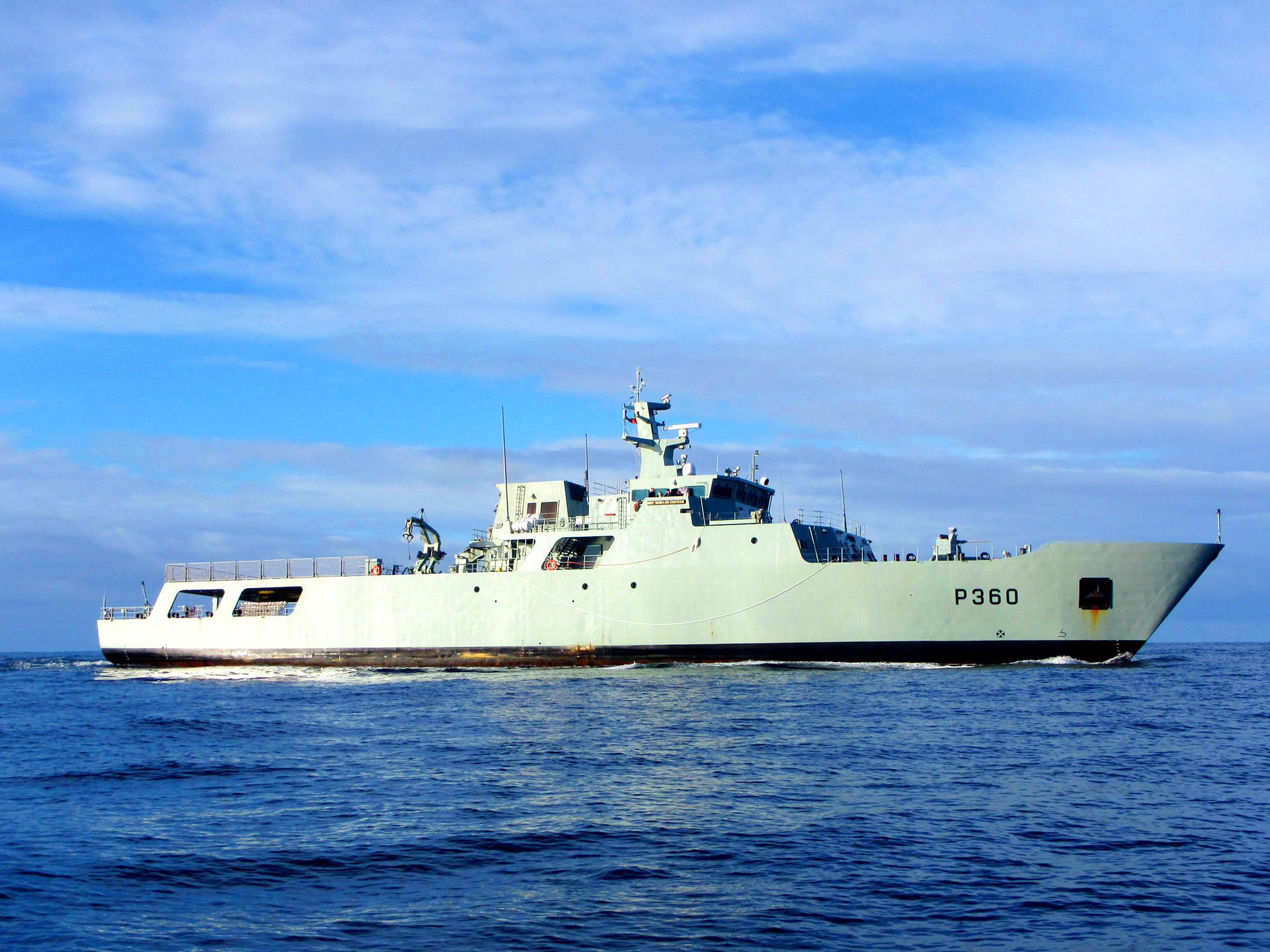 The Viana do Castelo (P360) offshore patrol vessel