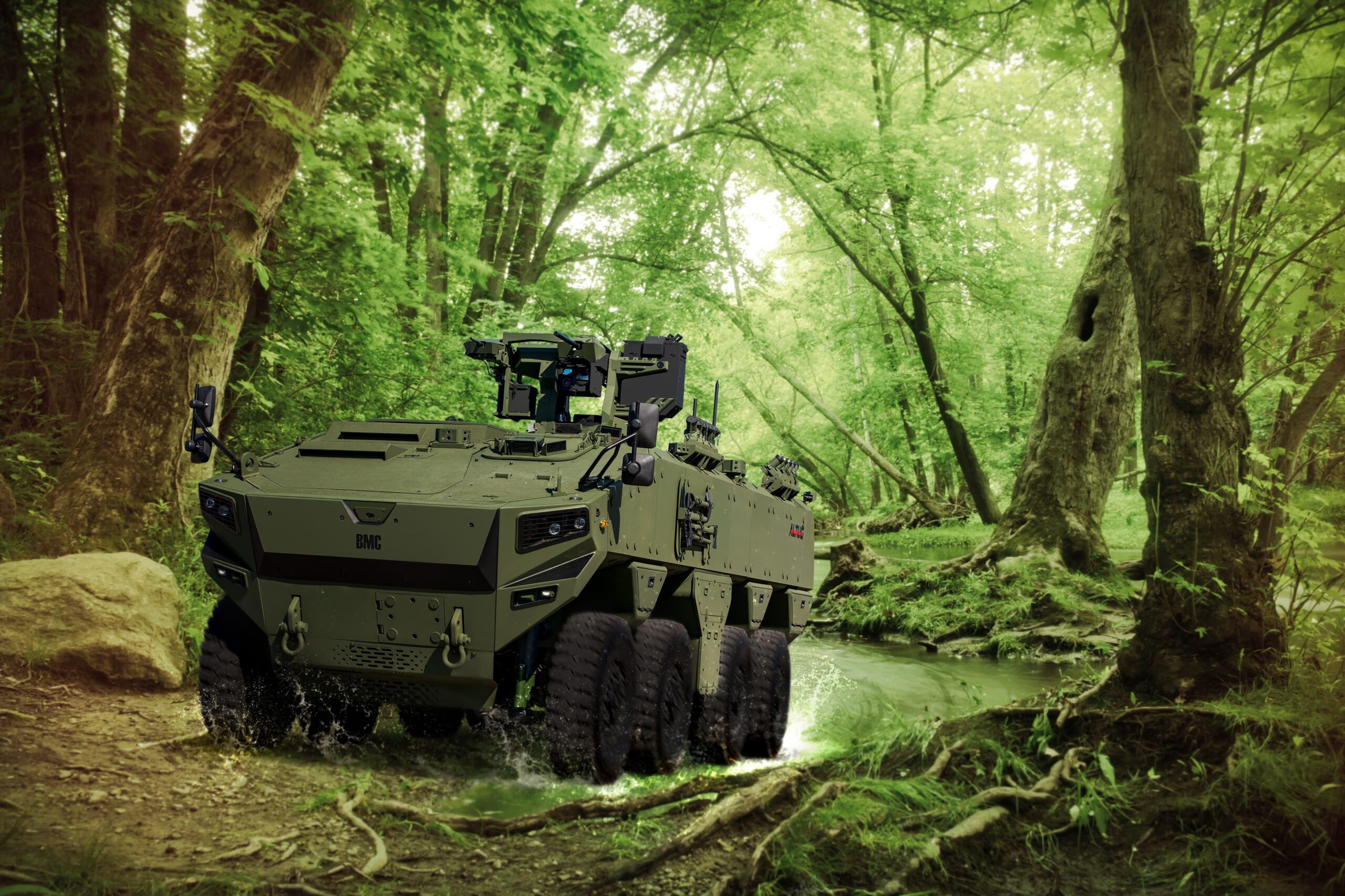 The Altuğ 8x8 armored combat vehicle. Photo: BMC Automotive