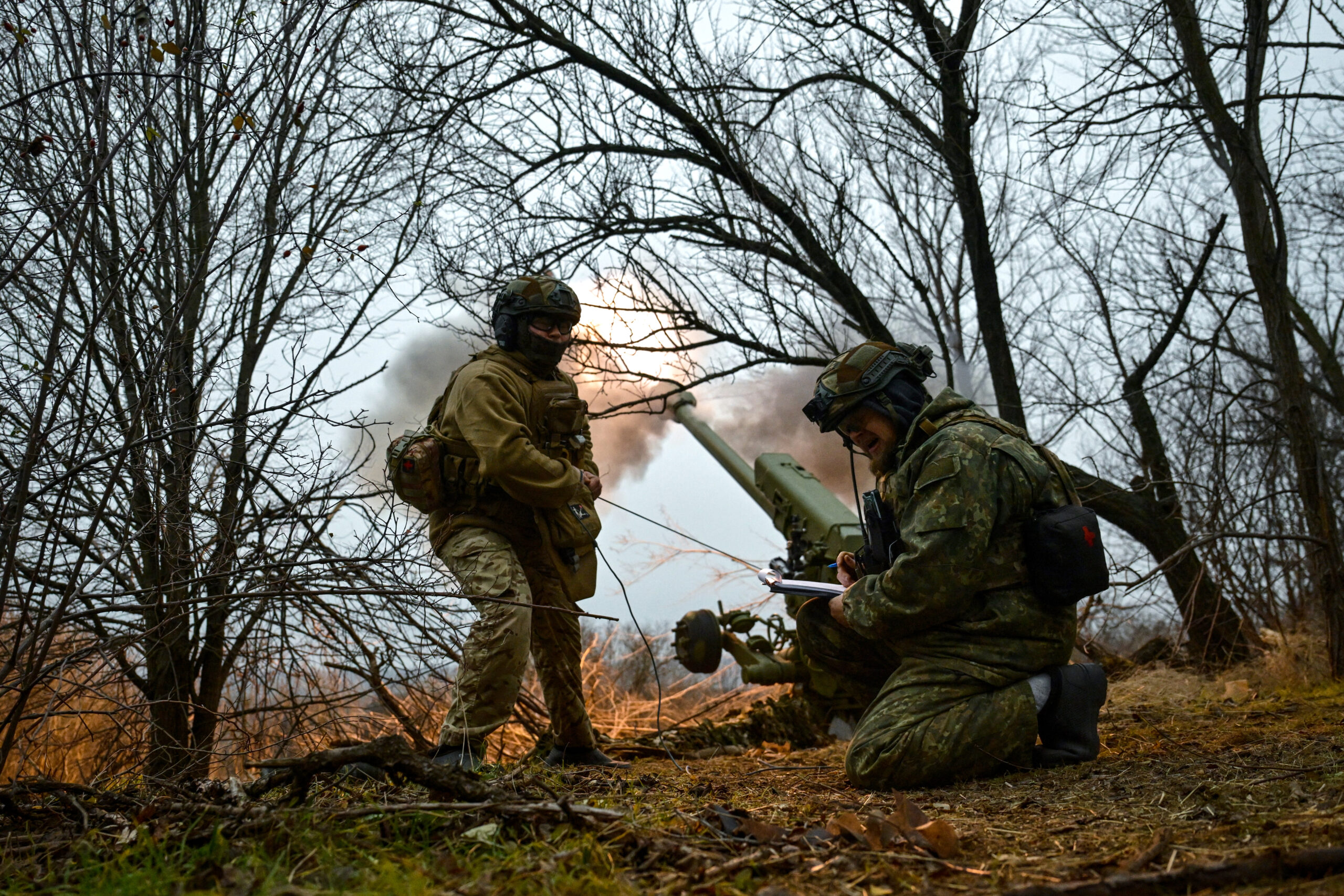 Ukrainian artillery
