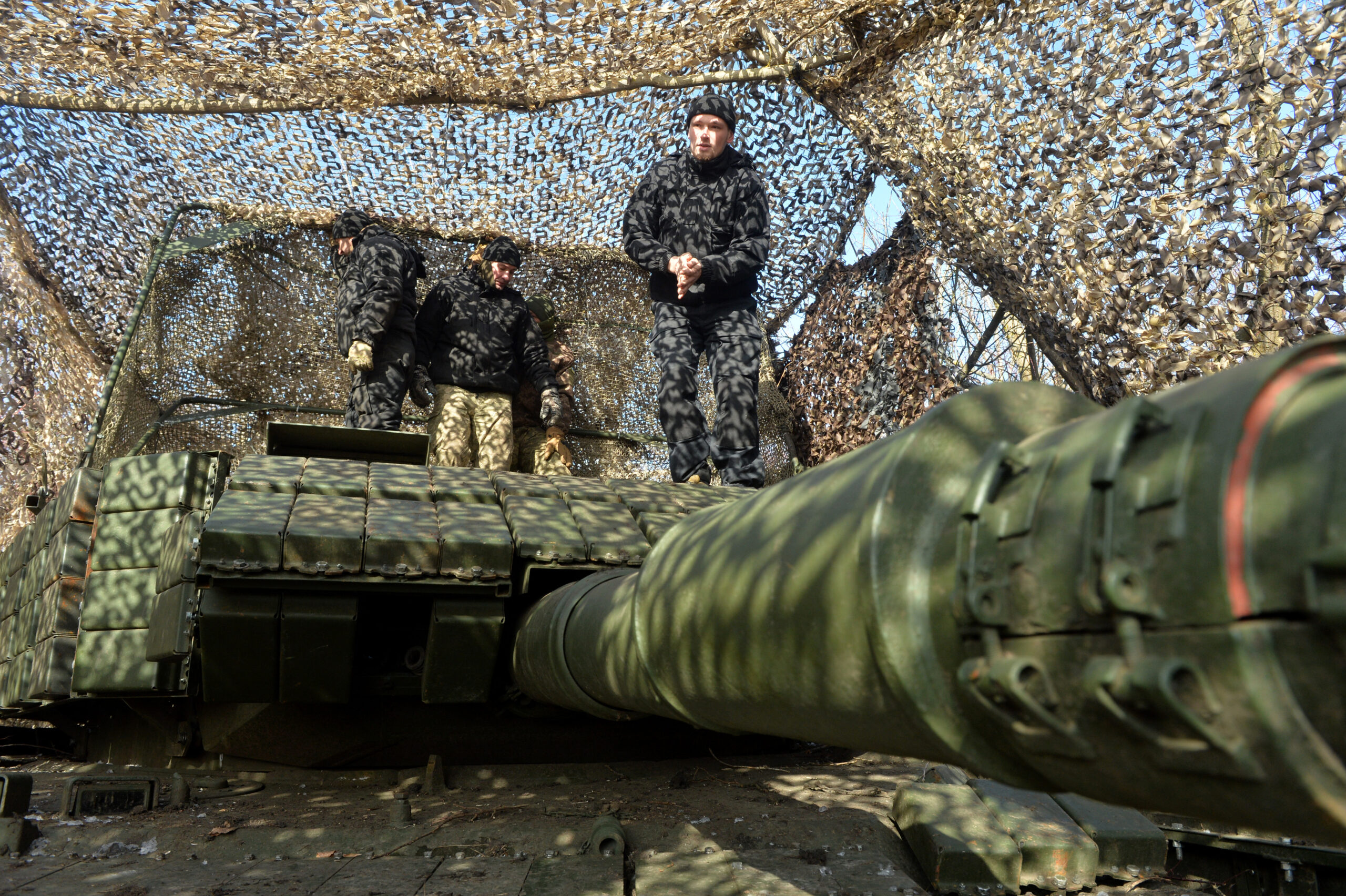 Ukrainian troops