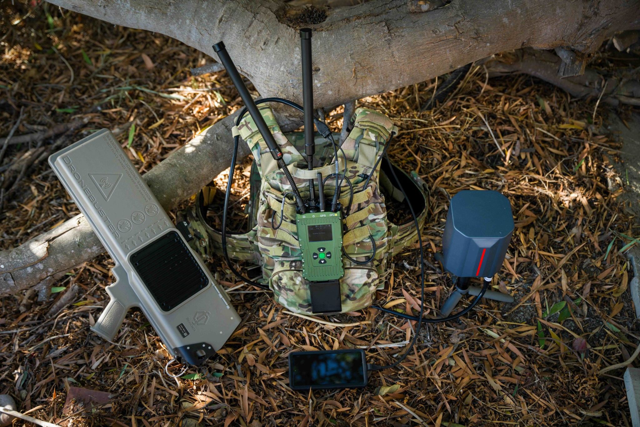 Dronebuster Detect, Track, Identify, Mitigate (DTIM) Kit. Photo: DZYNE Technologies