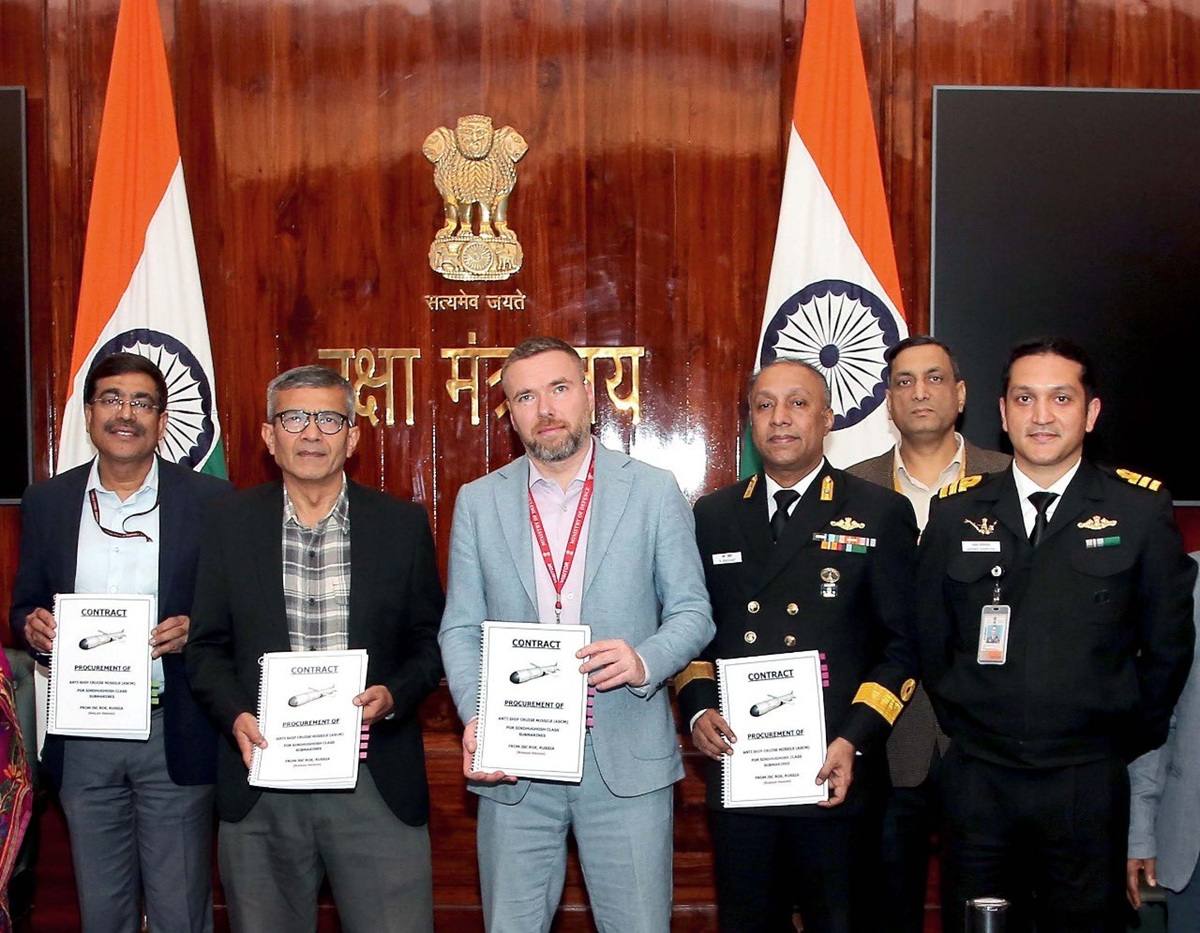 The Indian Ministry of Defence inked a contract with Russian representatives to procure anti-ship cruise missiles