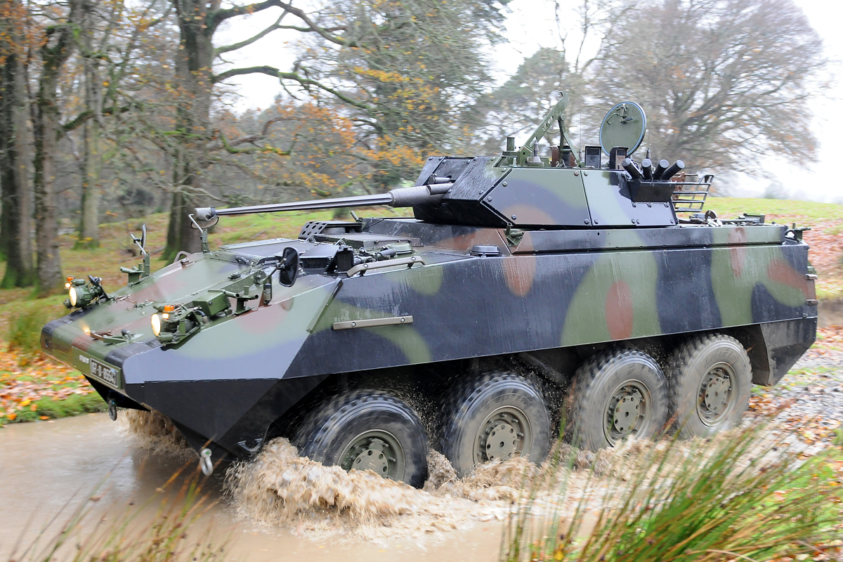 Piranha armored vehicle
