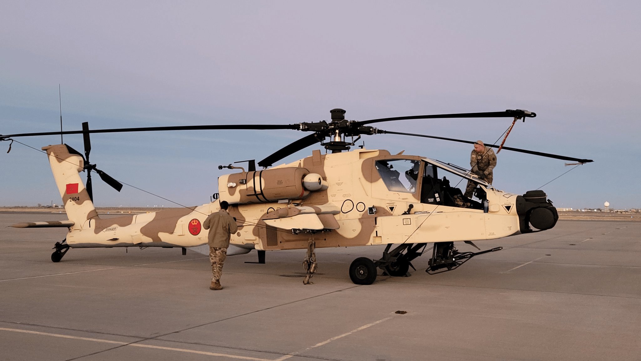 Morocco's Apache helicopter