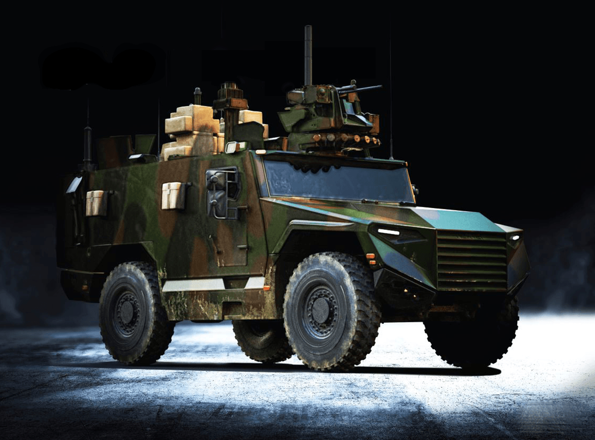 The Serval 4x4 Lightweight Multirole Armored Vehicle