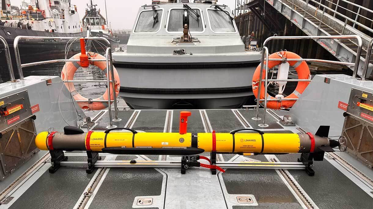 L3Harris Iver AUVs for mine hunting and surveying operations.