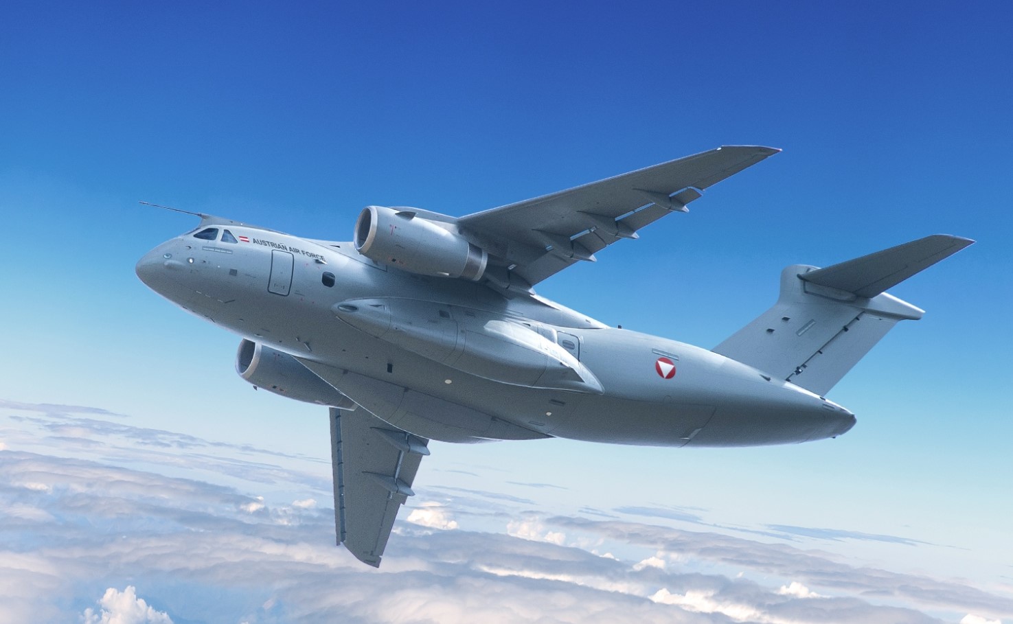 Austrian Embraer C-390 Millennium multi-mission transport aircraft.