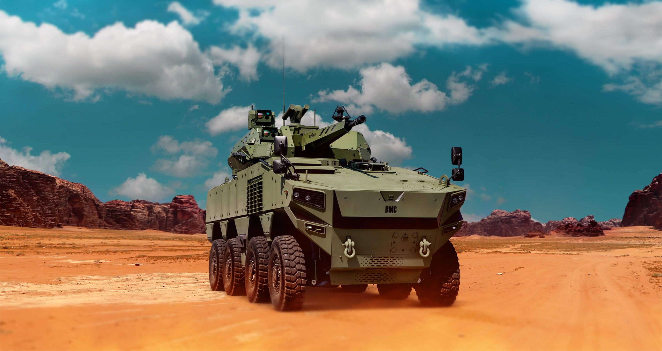 The Altuğ 8x8 armored combat vehicle
