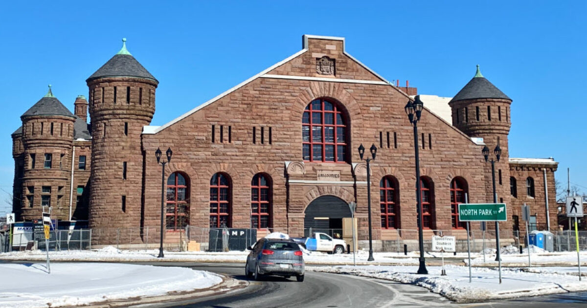 The North Park Armoury in Halifax, Nova Scotia