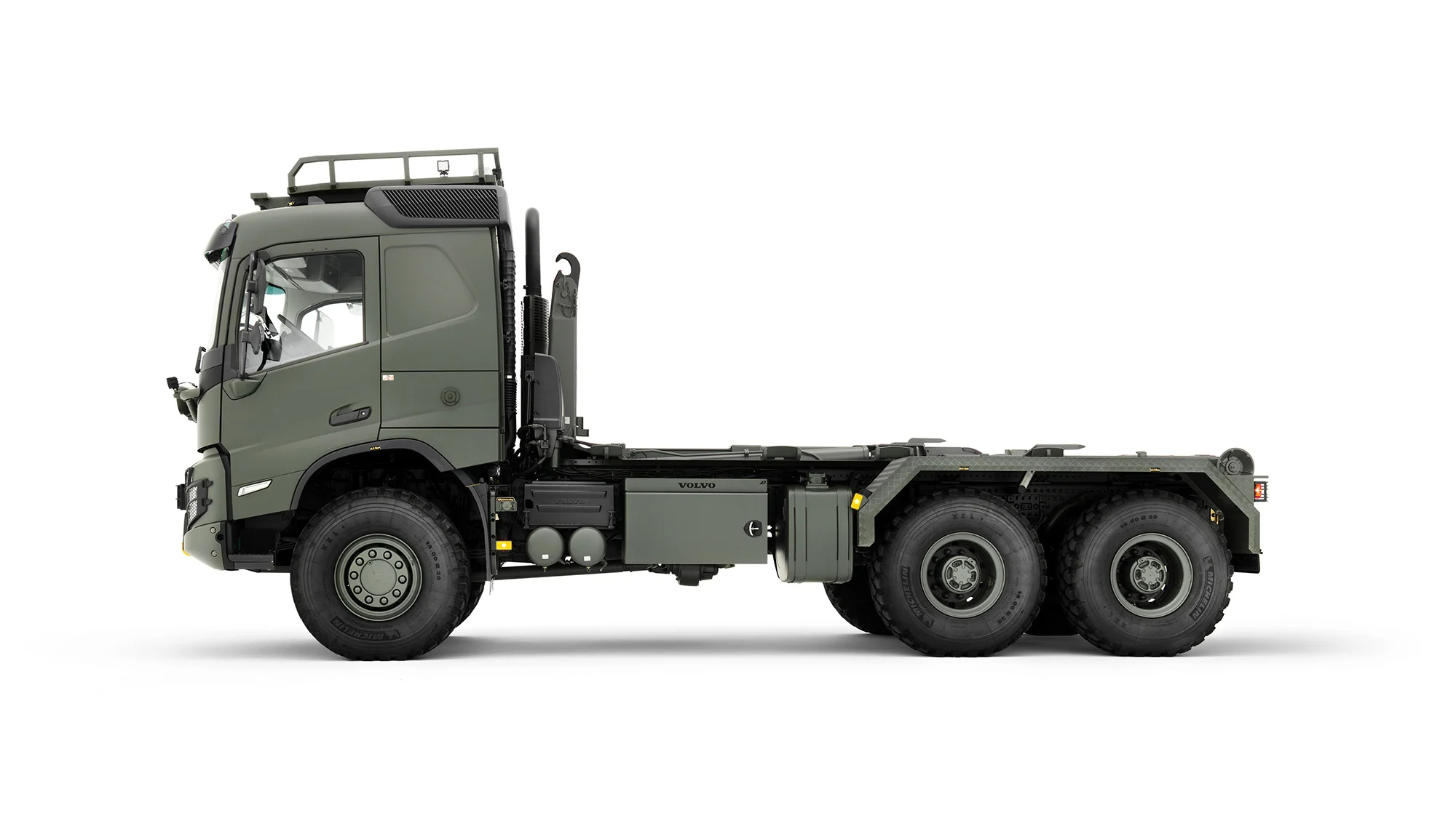 Rollflat truck. Photo: Swedish Defence Materiel Administration
