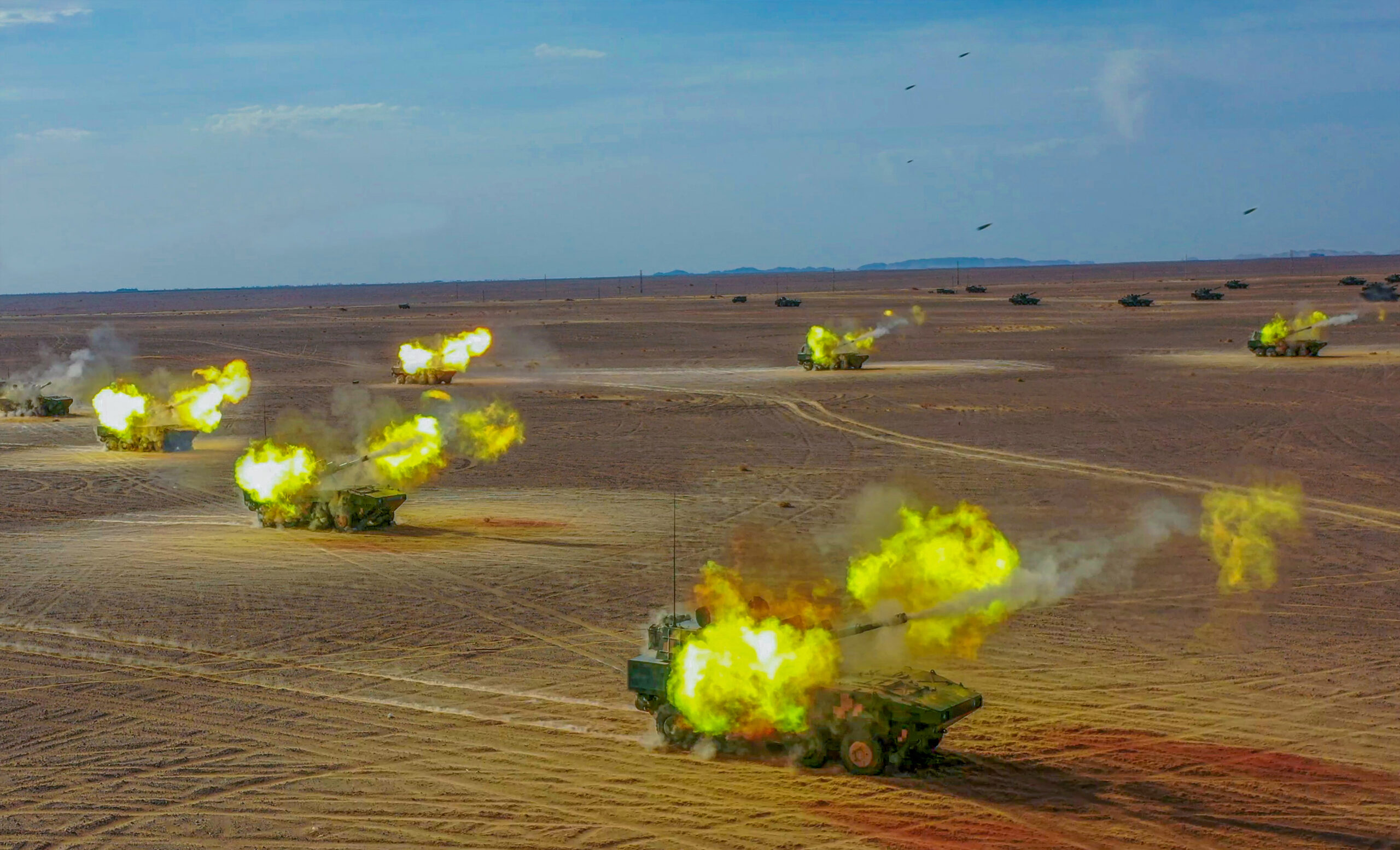 Chinese artillery unit