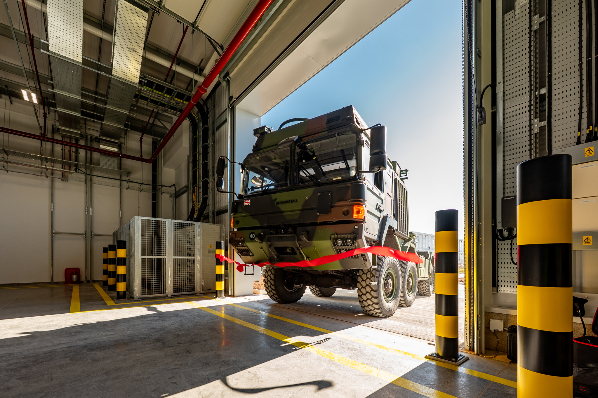 British Army vehicle storage facility in Ashchurch
