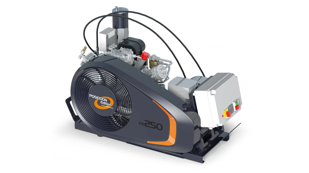 Bauer air compressor kit. Photo: Swedish Defence Materiel Administration