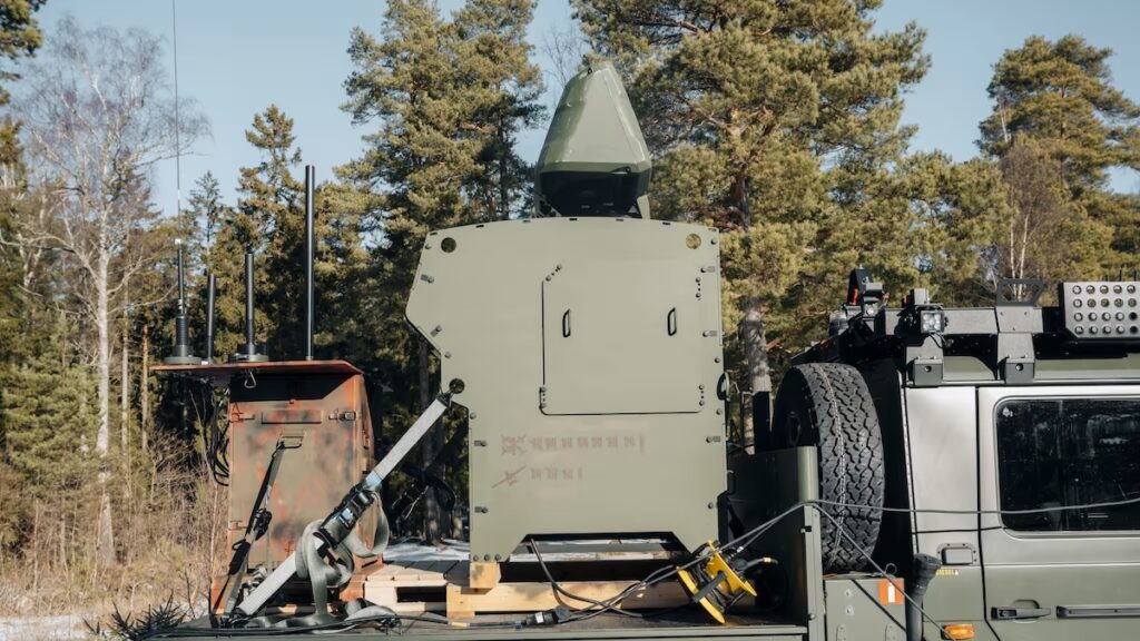 Saab's Giraffe 1X radar for Loke c-UAS