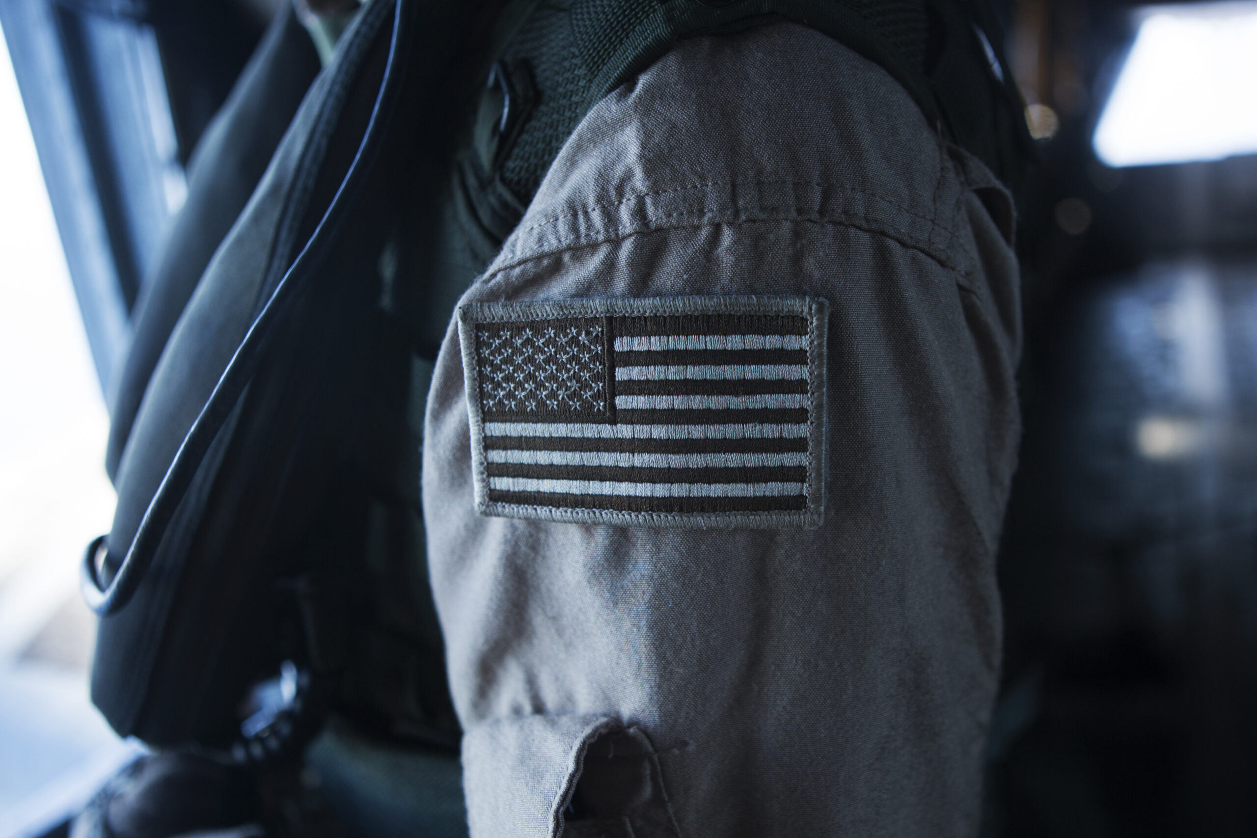A CH-53E super stallion crew chief assigned to Marine Heavy Helicopter Squadron 463 
