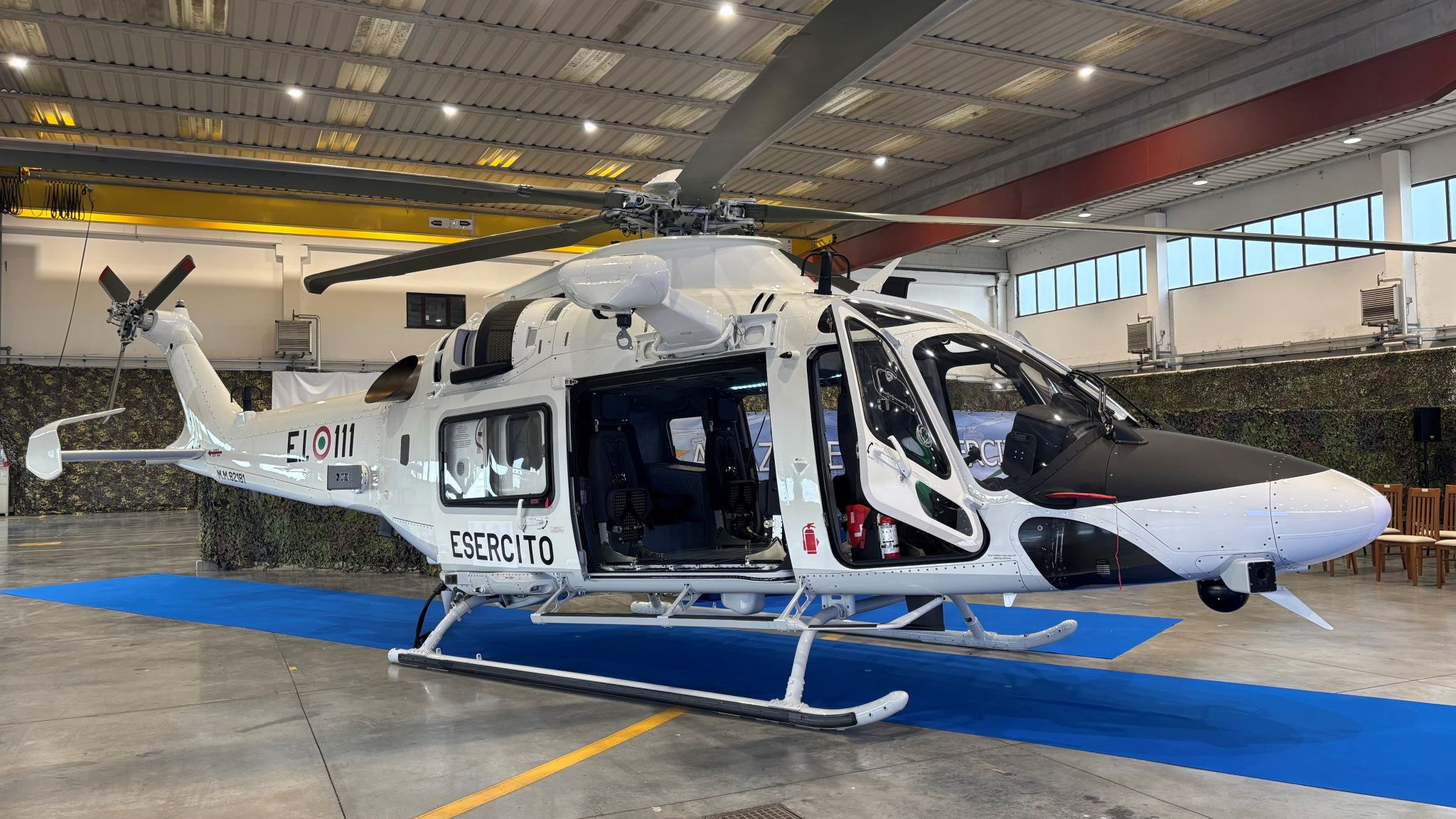 Italian Army's first UH-169D light utility helicopter