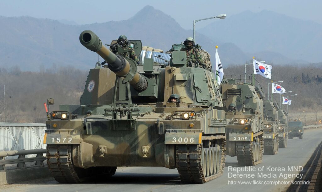 K9 howitzers