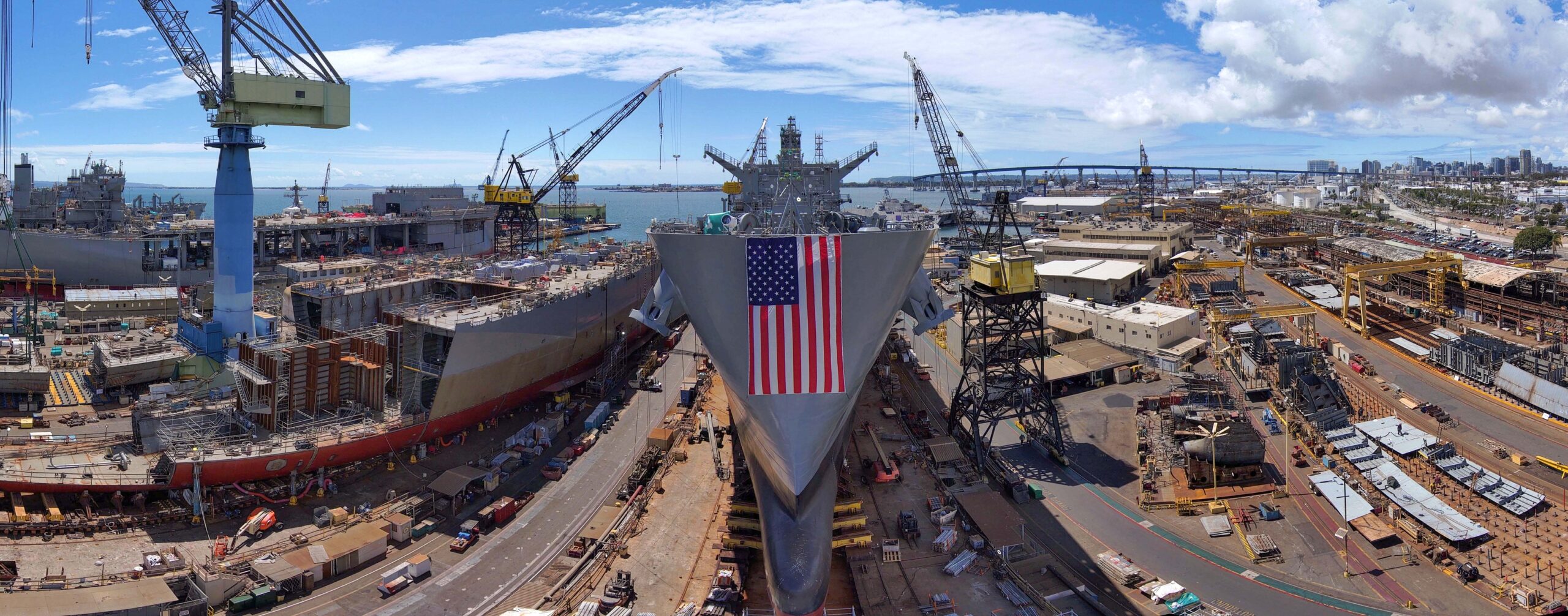 The USNS Sojourner Truth (T-AO 210) fleet replenishment oiler vessel