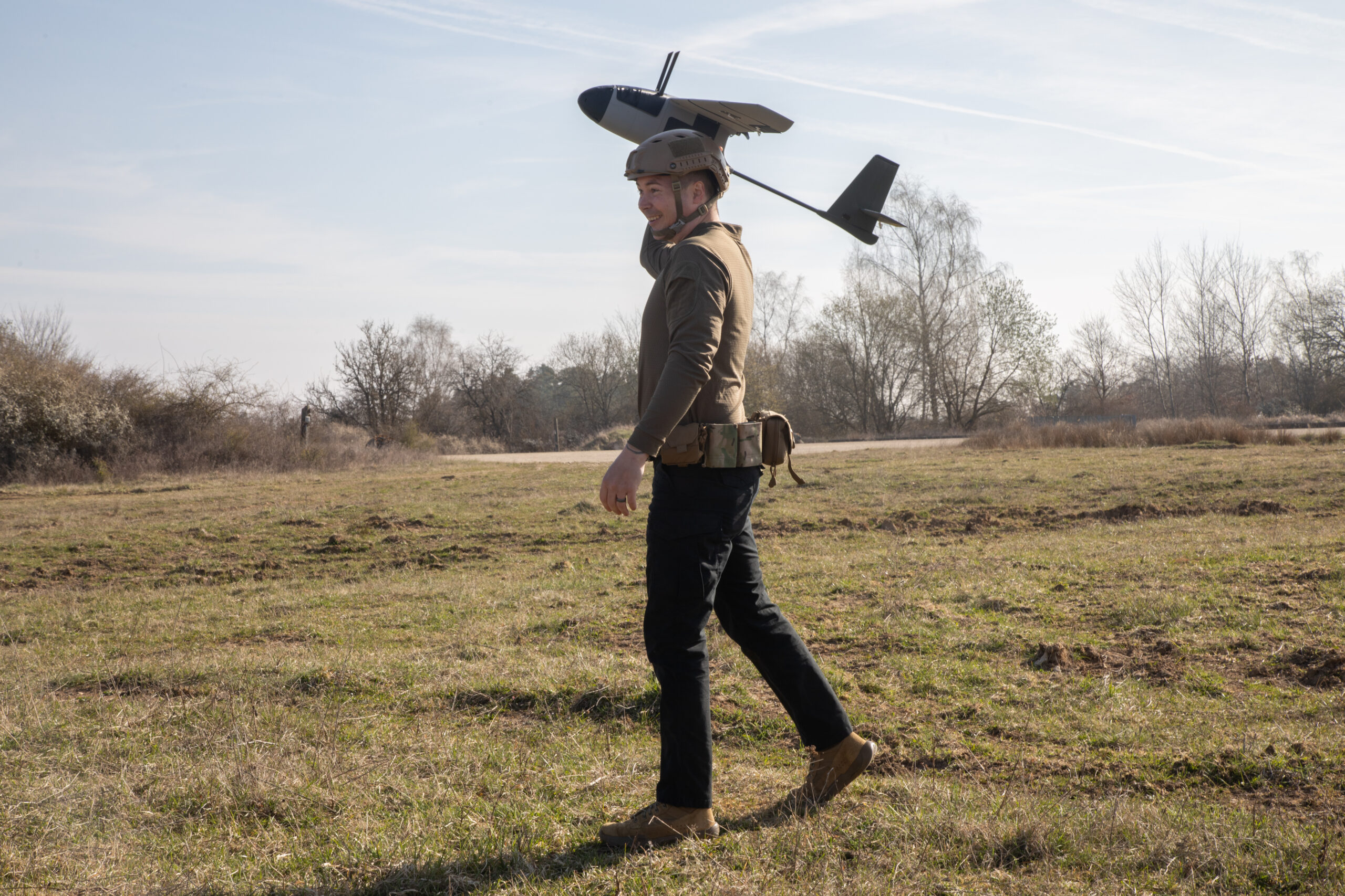 3D-pinted first-person view drone
