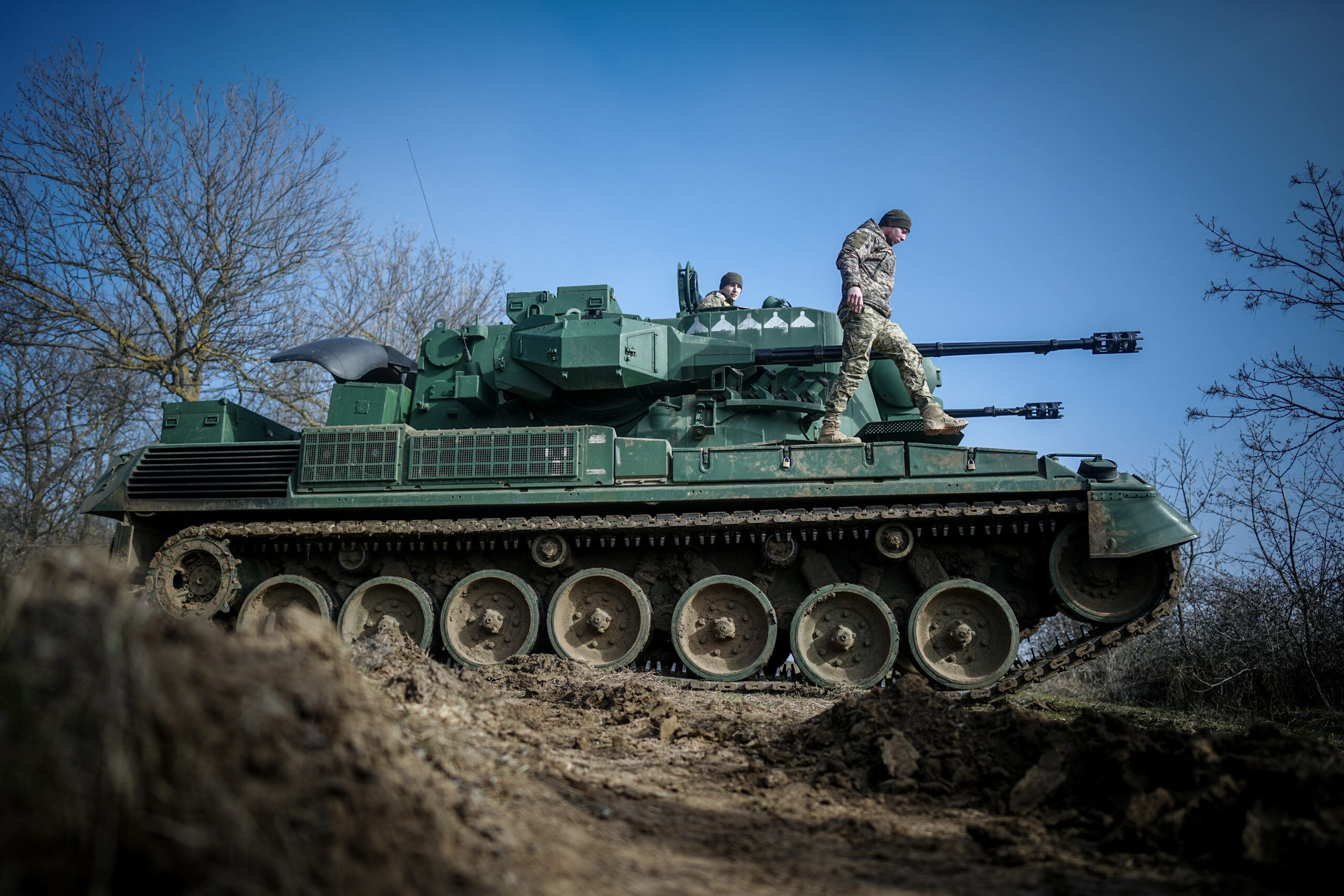 Gepard anti-aircraft gun tank