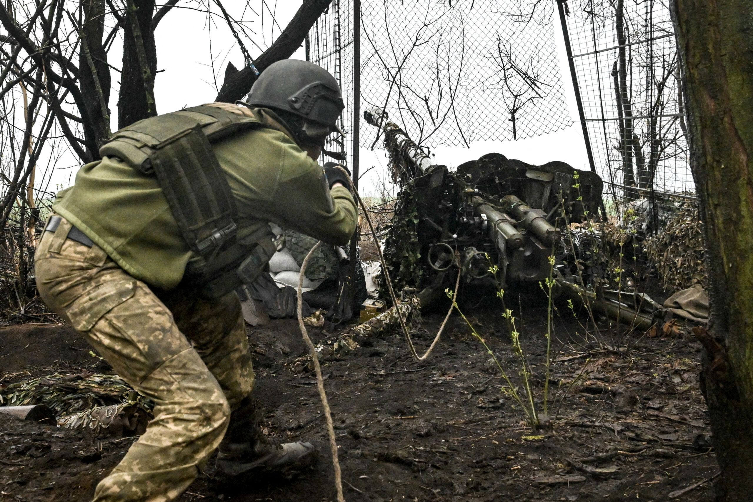 Ukrainian soldier