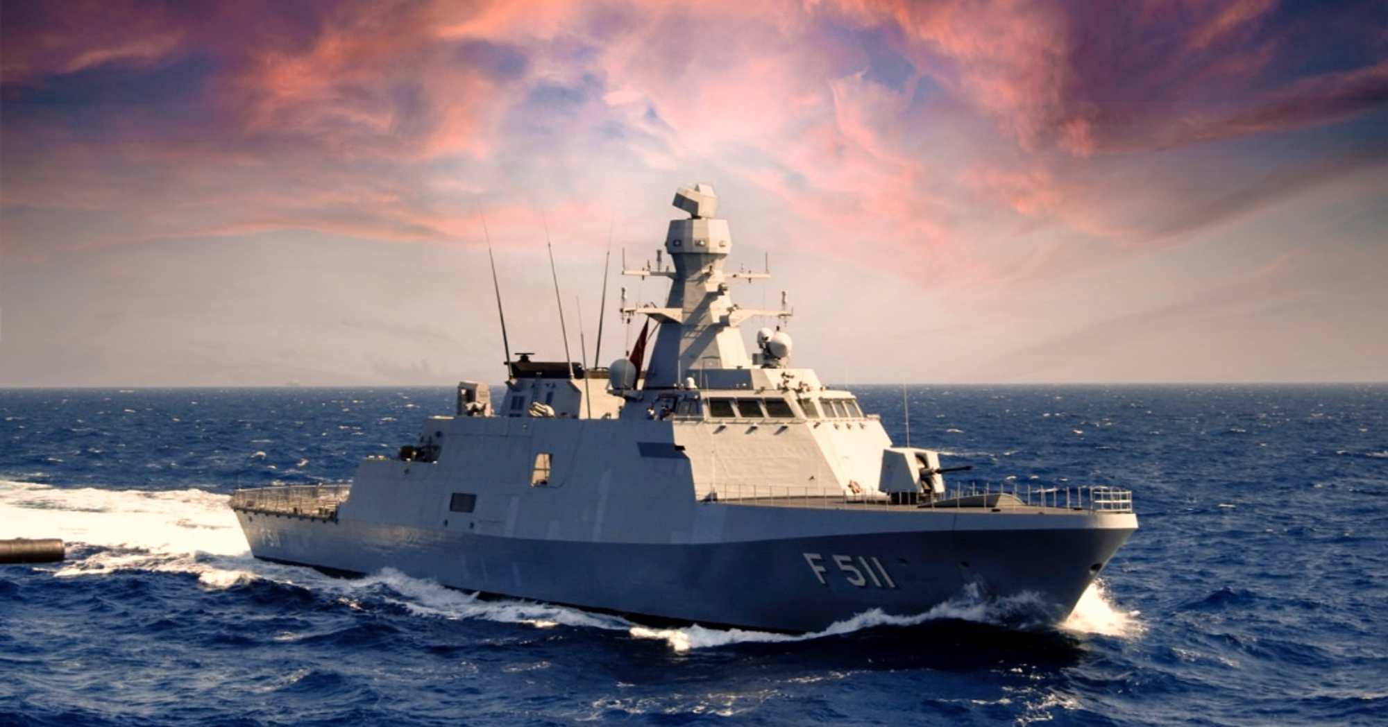 Turkey's lead Ada class corvette TCG Heybeliada