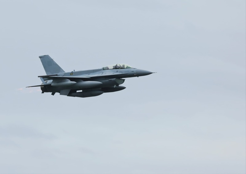 Bulgarian Air Force's first F-16 Viper combat aircraft. Photo: Bulgarian Ministry of Defence