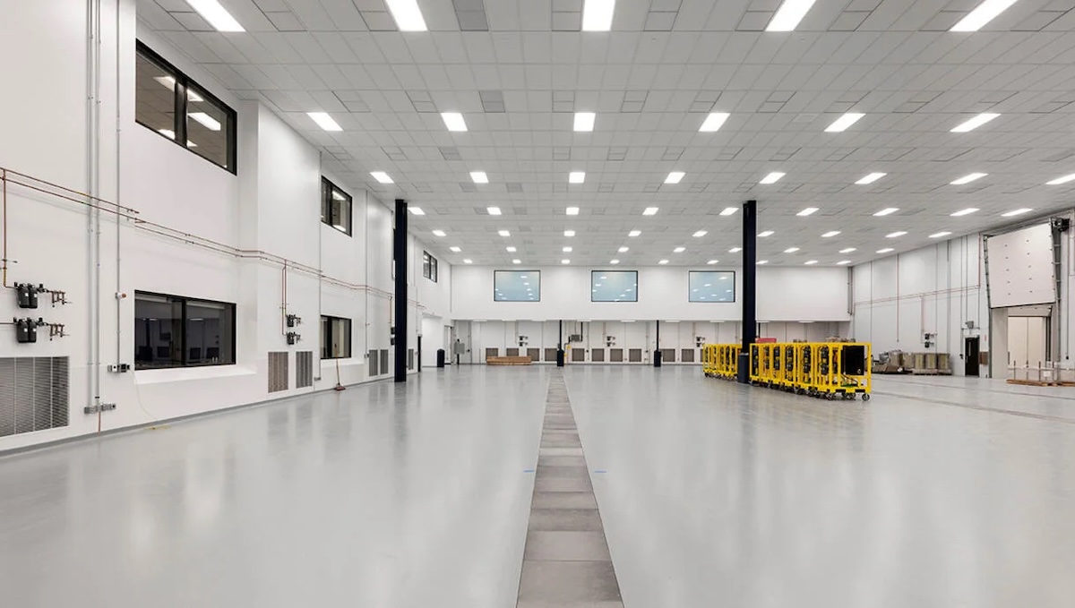 Interior shot of the L3Harris expanded 95,000-square-foot facility in Fort Wayne, Indiana