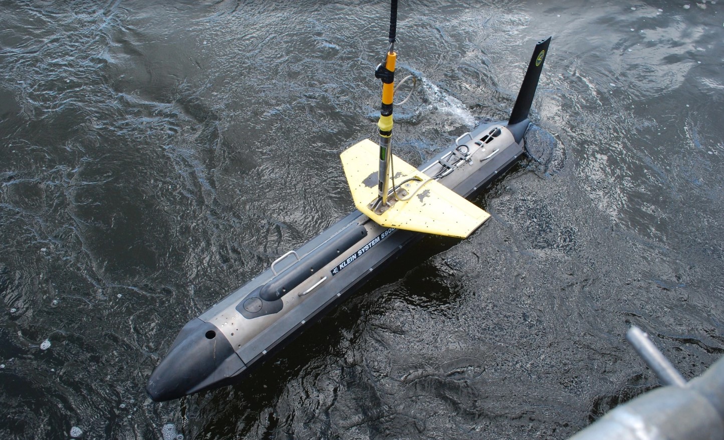 The Klein 5900 Side Scan Sonar integrated with Exail’s Octans Nano OEM AHRS.