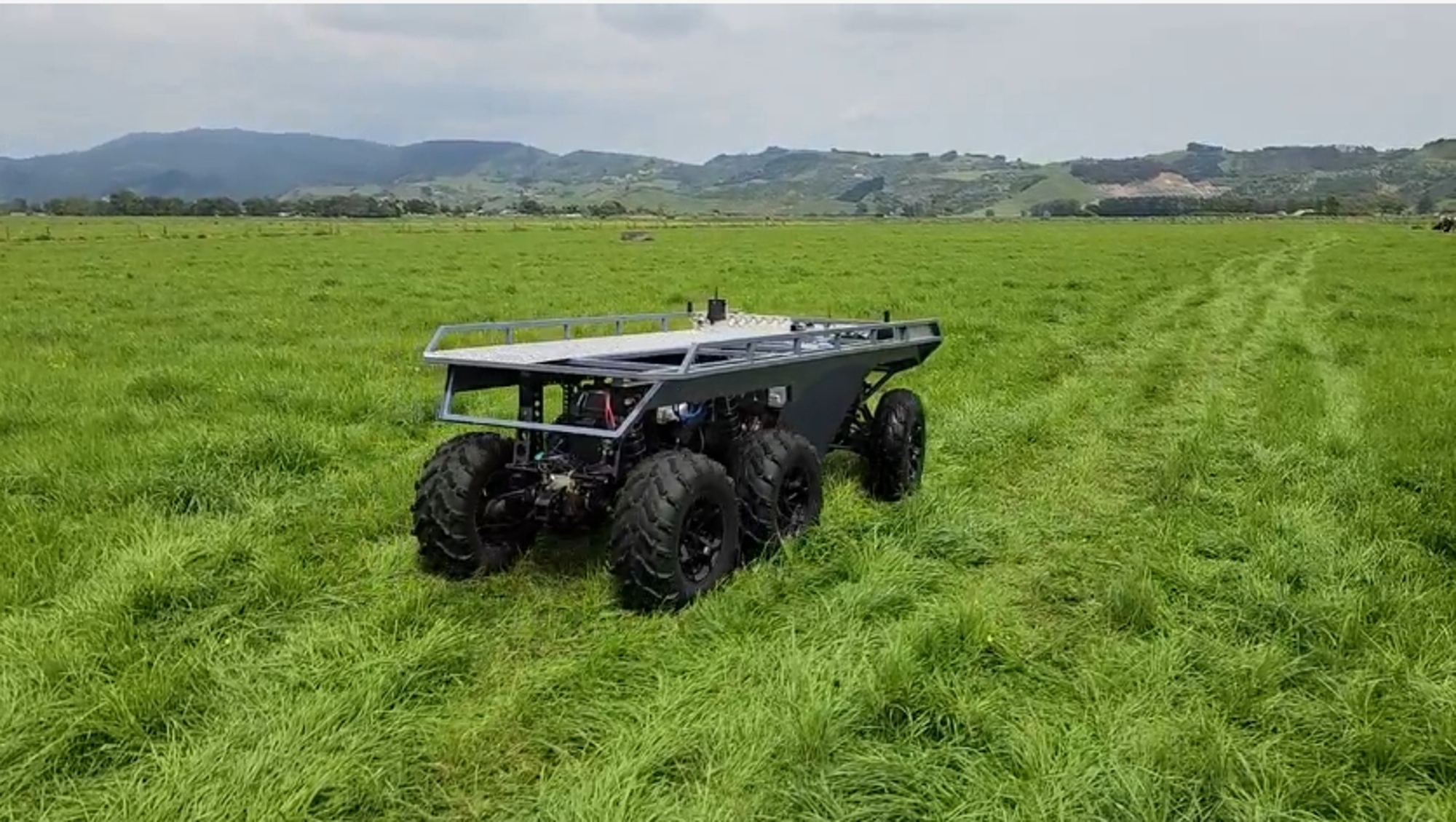 The SG400 unmanned ground vehicle. Photo: Syos Aerospace