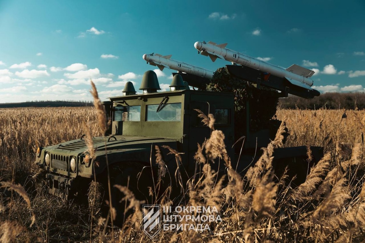Ukraine's Humvee-based air defense system armed with R-73 missiles