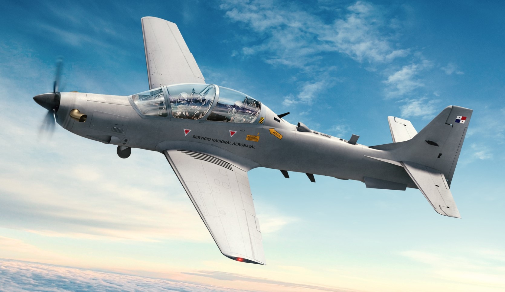 Super Tucano aircraft for Panama.