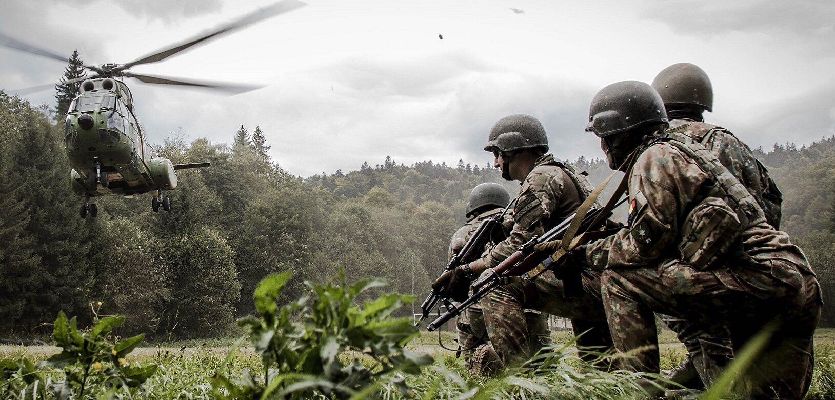 Romanian troops