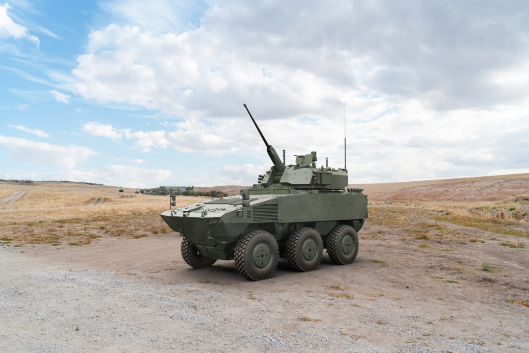 PARS Alpha 6x6 fire support and reconnaissance vehicle