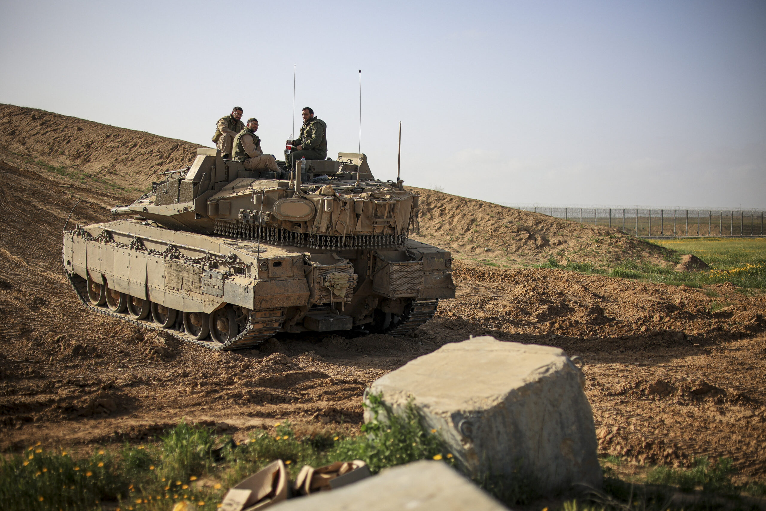 Israeli soldiers in Gaza