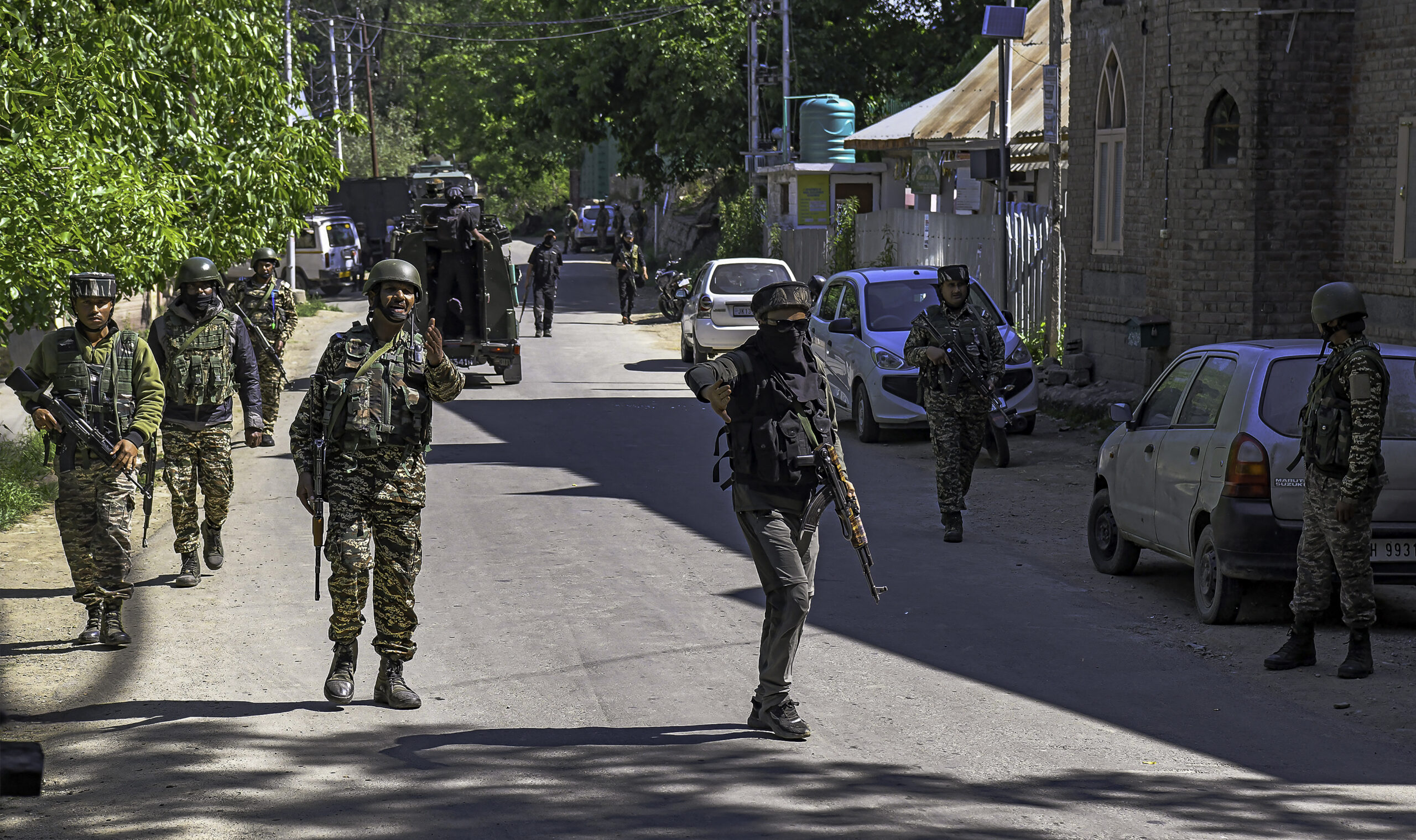 Indian troops