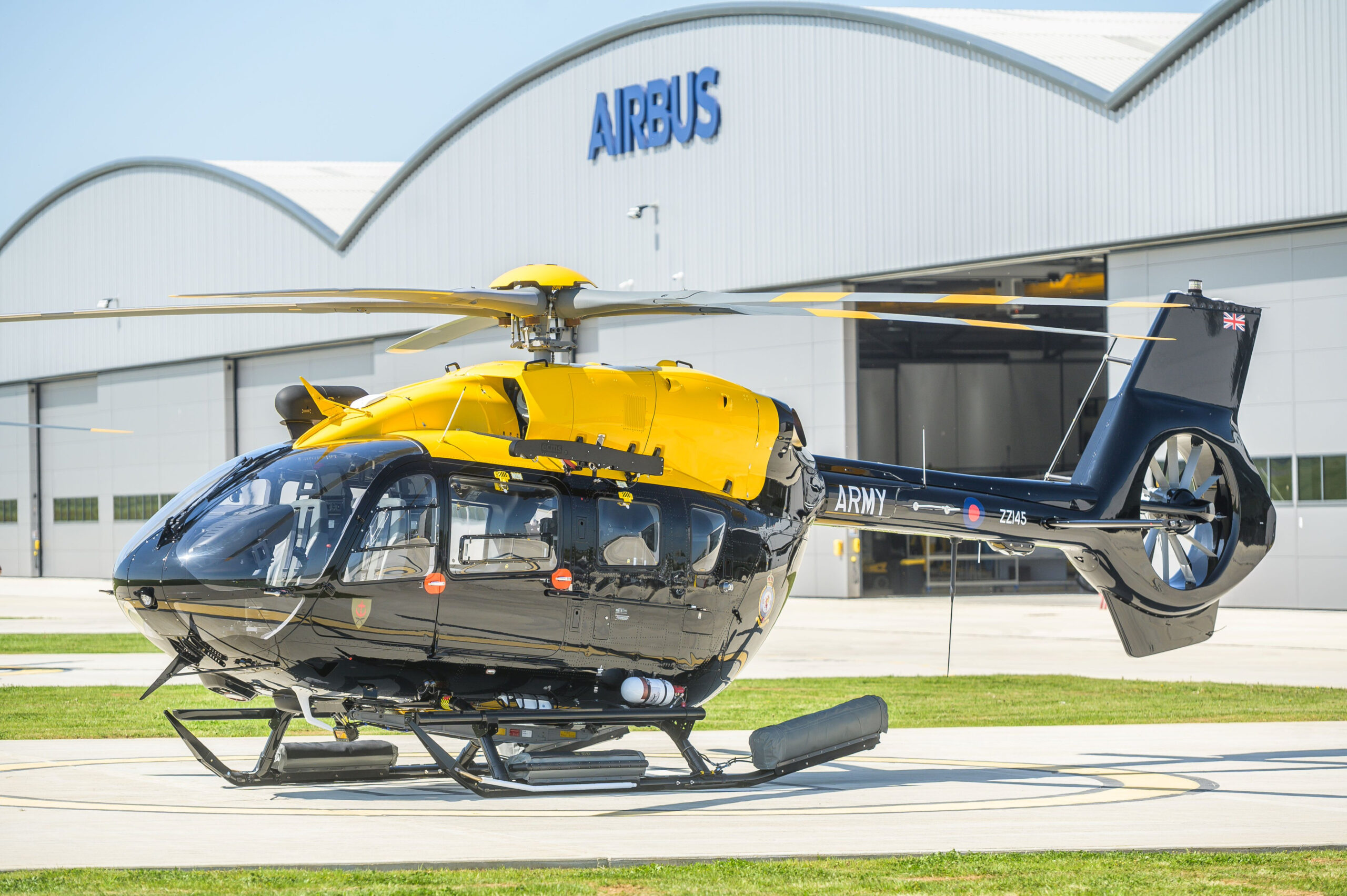 An Airbus H145 helicopter